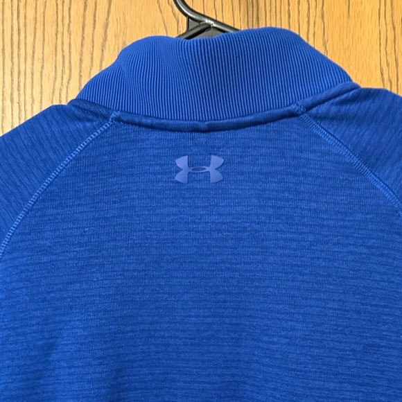Under Armour Men's Royal Blue Zip-Up Sweater - Picture 6 of 6